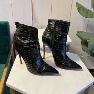 Christian Louboutin So Kate Embossed Bootie